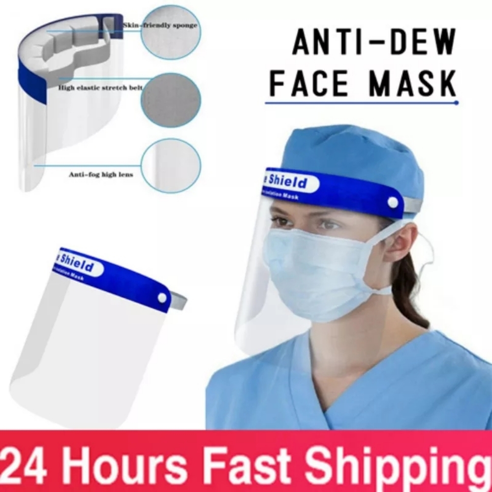 10PC's face shield,face masks face covers for adul
